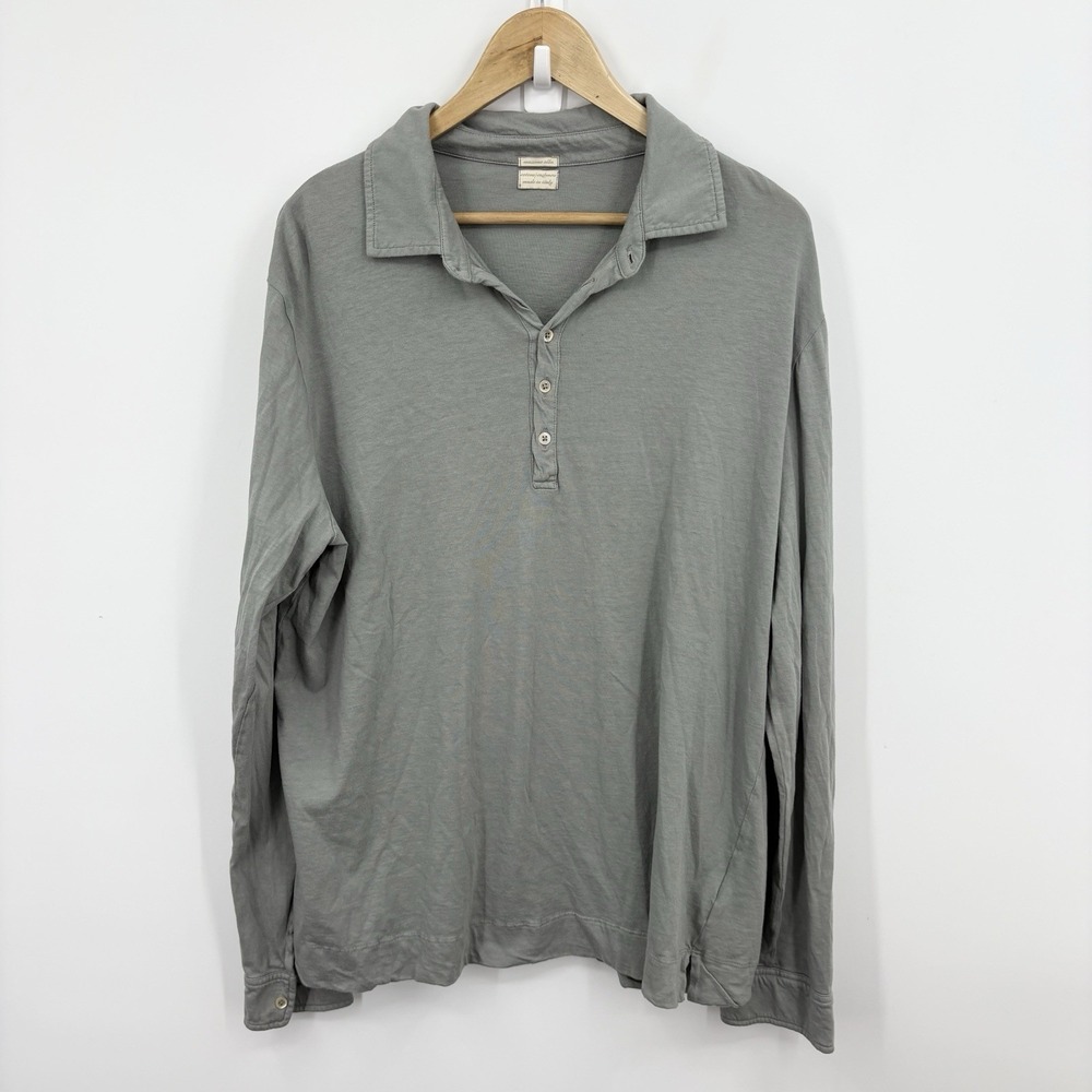 Massimo Alba Polo Shirt Mens Large Cotton Cashmere Luxury Classic Office Soft